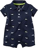 Carters Boys NB-24 Months Whale Polo Romper