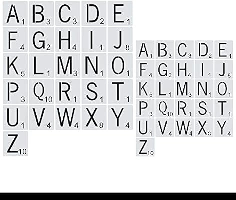 Giney Diy Engelsk Manbellmall Skrabble Spelmall Anvands For Kakel Vaggdekoration Konst Ar Tjock Hallbar Kan Anvandas For Baby Litteratur 1 Amazon Se Home