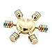 Tenergy Heavy Duty Brass Premium Fidget Spinner, Stainless Steel Bearing, 3+ Minutes Spinning, Rainbow Color Design