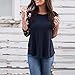 Goddessvan Plus Size Tops, Women Long Sleeve O-Neck Casual Floral Print Shirt Blouse