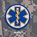 Full Color Tactical Mil-spec Monkey MSM Medic EMT Star Caduceus PVC Velcro Patch