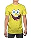 Spongebob Squarepants Big Face Mens Yellow T-shirt