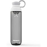 Promixx FORM Water Bottle - Premium Large Water Bottles for Hydration, Infusions and Supplements - Lifetime Durability, Leakproof Water Bottle BPA Free - 26oz / 760ml, Ceramic White