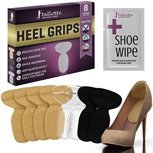 Heel Grips Shoes Too Big by Ballotte Gel Shoe Inserts Liners Pads