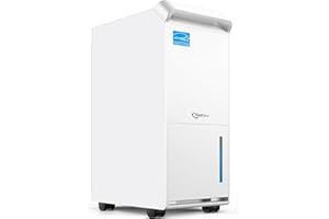 4,500 Sq.Ft Most Efficient Energy Star 2025 Dehumidifier,Vellgoo Max 70 Pint/D (Standard 56 Pint/D) Dehumidifier for Basement with Drain Hose, Smart Humidity Control, for Home, Bathroom, Garage