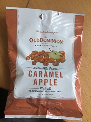 Old Dominion Butter Toffee Peanuts Caramel Apple 3 oz bag (2 bags 6 total oz)