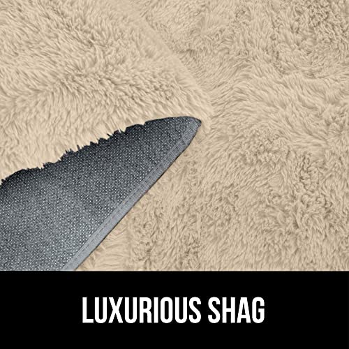 Gorilla Grip Soft Faux Fur Area Rug, Washable, Shed and Fade Resistant, Grip Dots Underside