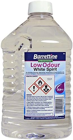 Barrettine Low Odour White Spirit 2L - Clean Solvent Brand Name