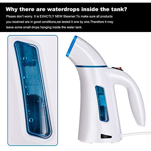 Hilife Steamer for Clothes Steamer, Handheld Garment Steamer for Clothing Steamer. Mini Travel Steamer for Portable