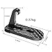 EDAL Car Doorstep Folding Ladder with Hook Easy to Access the Rooftop U Shaped Doorstep with Safety Hammer Function Vehicle Folding Car Door Steps for JEEP, SUV, TRUCK