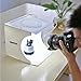 Portable Photo Studio Box for Jewellery and Small Items Photography Lighting Studio Box Booth Shooting Tent Kit with 2x20 LED Lights 6 Colors Backdrops