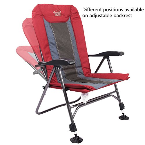 Timber Ridge TRFCH011LA Camping Chair Folding Heavy Duty with