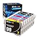 E-Z Ink (TM Remanufactured Ink Cartridge Replacement for Epson 98 99 T098 T099 to use with Artisan 700 710 725 730 810 835 837(2 Black,1 Cyan,1 Magenta,1 Yellow,1 Light Cyan,1 Light Magenta,7 Pack)