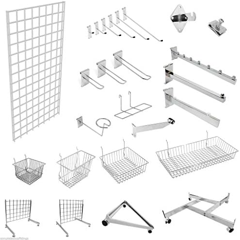 Complete Retail Solution Ltd 10 x 10 Euro Hooks FOR GRIDWALL MESH