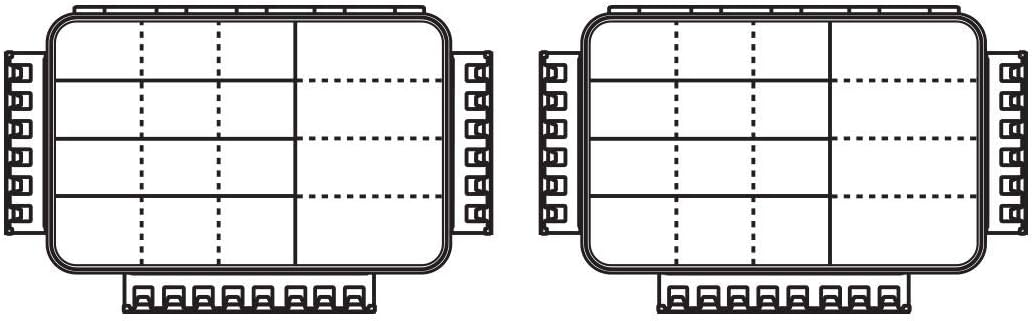 Flambeau Outdoors 4000WPBC Waterproof Satchel with [2] WP4005 Ultimate Tuff Tainers Included, Portable Waterproof Tackle Box with Trays and Base Cage, Gray/Clear : Sports & Outdoors