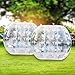 Happybuy 2PCS Inflatable Bumper Ball 4 FT / 1.2M Diameter, Bubble Soccer Ball, Blow Up Toy in 5 Min Inflatable Bumper Bubble Balls for Adults or Children (Transparent, 4FT / 1.2M)