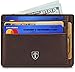 Travando ® Front Pocket Wallet Minimalist Slim Wallets for Men TEXAS - 9 Card Slots - RFID Blocking - Thin Card Sleeve
