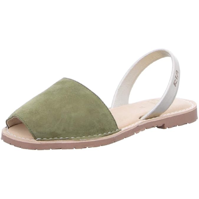ria menorca Sandalen Avarcas Ante C/6634 Metalgrain Carrara Campany Rueda Caramelo
