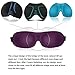 3D Sleep Mask (leeken New Design 2 Pack) Eye Mask for Sleeping - Contoured Eyemask - Blindfold Airplane mask- Night Blinder Eyeshade for Men Women