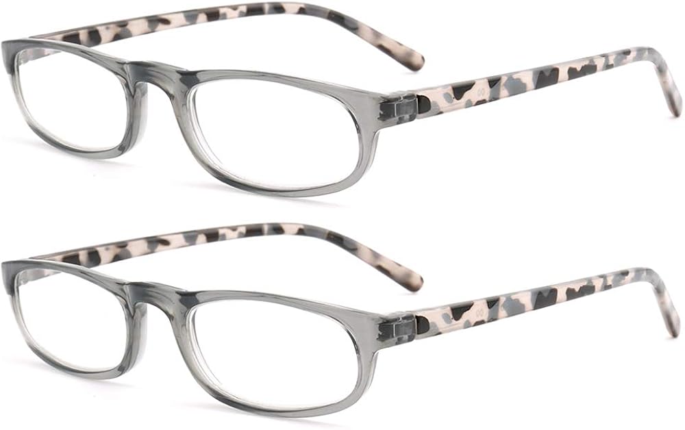 BARCUR Lightweight Leopard Pattern Reading Glasses