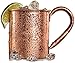 Copper Cup for Moscow Mule, 100% Pure Solid Copper Drinking Mug, Unlined, No Alloying, Nickel, Or Tin, 16 Oz, Handcrafted, Food Safe, Bonus E-Book With Moscow Mule Recipes