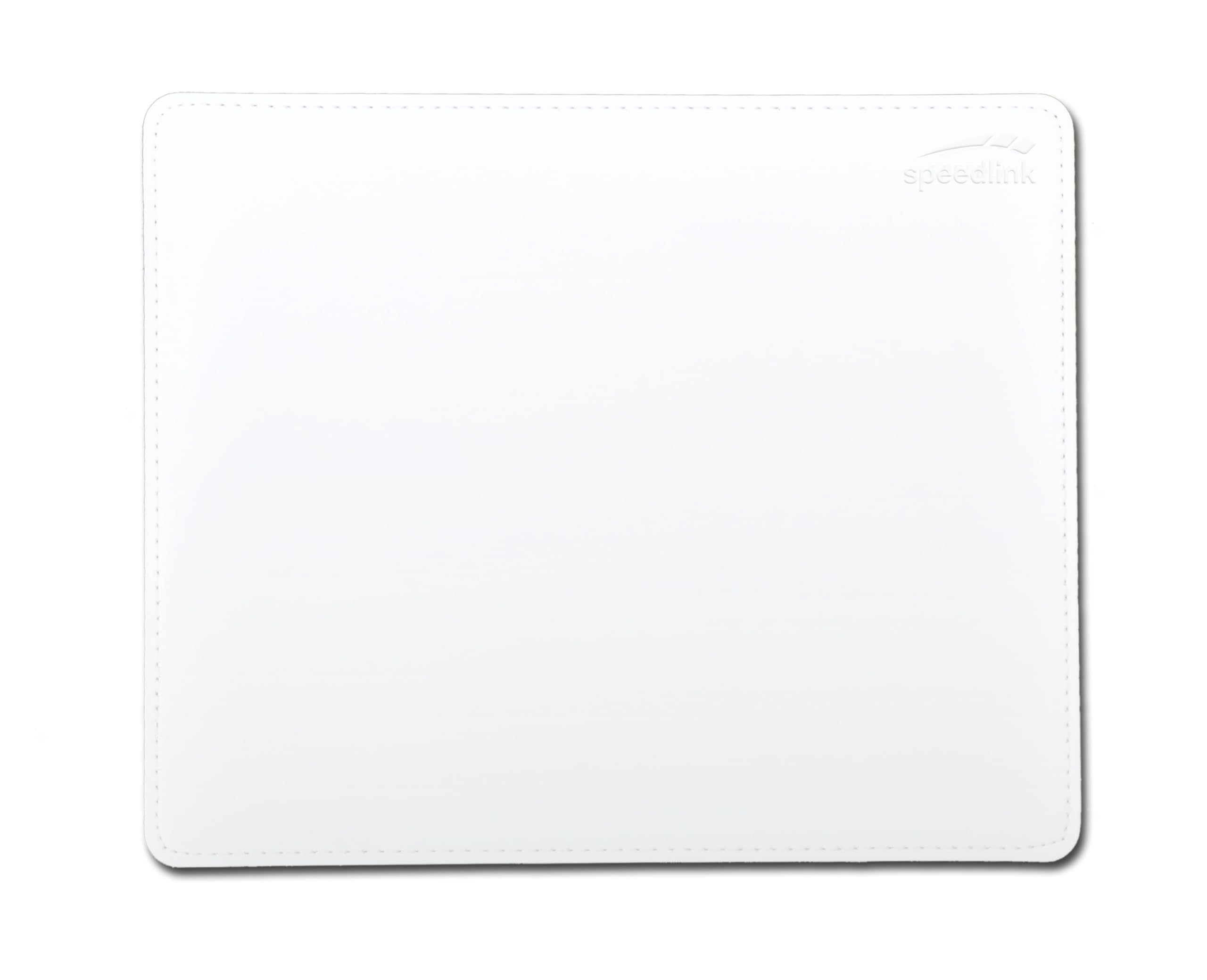 Speedlink Notary Soft Touch Mouse Pad SL-6243-LWT, Stylish Leather-Look, Soft Surface, Easy-to-Clean Mouse Mat, Non-Slip Backing, White