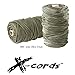 X-CORDS Paracord 850 Parachute Cord Made in The USA (Olive DRAB, 300 FT Wound ON Tube)