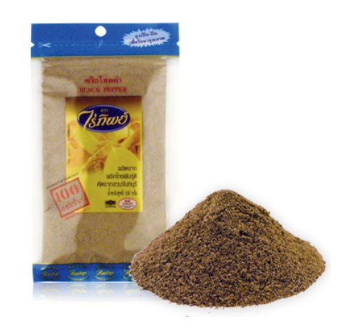 Raitip Thai Black Pepper Powder 100g Spices And Herbs Thai