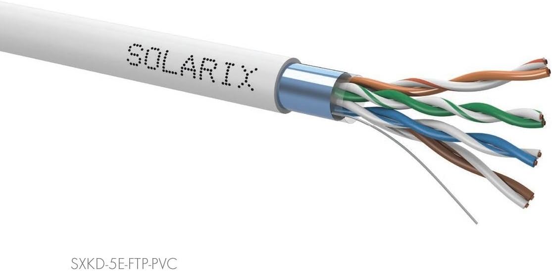 Solarix 305 meter Installation Ethernet Patch cable CAT6 STP LSOH 500m/coil SXKD-6-UTP-LSOH,RJ45,LAN