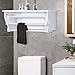 Tangkula Wall Mount Drying Rack Bathroom Home Expandable Towel Rack Drying Laundry Hanger Clothes Rack (Wood)