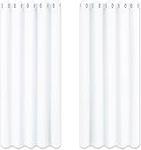 PONY DANCE White Thermal Curtains 66 x 54 Inch 2 Panels Eyelet Energy Saving view 9