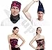 Zupoo Headbands 16-in-1Multifunctional Headband Sports Magic Scarf,Face Sun Mask,Neck Gaiter,Balaclava Headwear,Bandana,for Running,Cycling.（Camouflage-Purple）