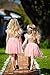 Birthday Dress for Little Girls Princess Ballerina Party, Pink, 6Y