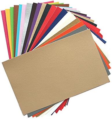 DKYY Self Adhesive Stick-on No Ironing Sofa Repairing Leather PU Fabric Stickers Patches Scrapbook Fabric badges 5.9x9.84inch/9.84x19.68inch