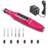 Professional Electric Pen Shape Nail Drill Machine Finger and Toes Filer Buffer Kit Acrylic Nail Art Tools with Nail Bits