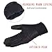 YYGIFT Touch Screen Gloves Outdoor Sports Winter Gloves Wind-Stopper Waterproof for Men Women - Black L