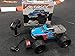 ARRMA RC Monster Truck: 1/10 GRANITE VOLTAGE MEGA 2WD SRS RTR with 2.4GHz Radio | 2 x Li-Ion Battery | Charger | 1:10 Scale (Blue/Black), ARAD09BL