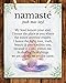 We Are One - Inspirational Wall Decor, Flowers And Namaste Inspirational Yoga Wall Art Print Is A Motivational Quotes Photo For Living Room, Home Decor, Office or Room Decor Aesthetic, Unframed - 8x10
