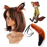 Adult Fox Nick Wilde Cosplay Ears Tail