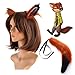 Adult Fox Nick Wilde Cosplay Ears Tail