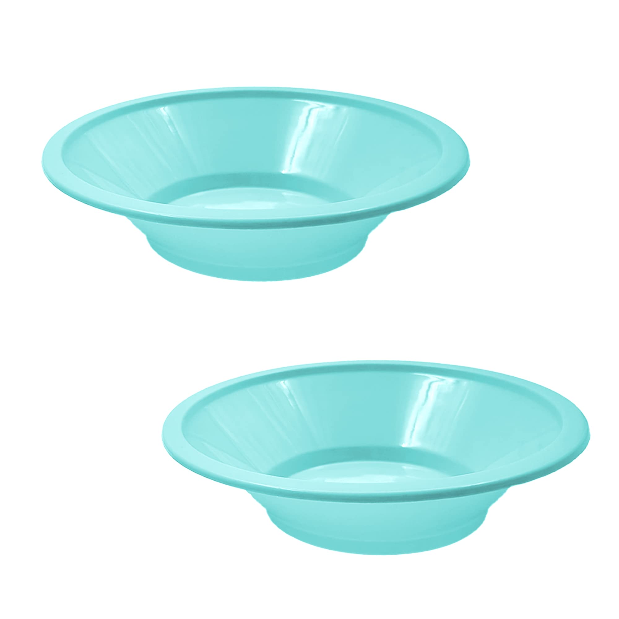 schone Picnic Bowls – Pack of 2 - Bright Colour - Lightweight - Indoor and Outdoor Use – Subtle Addition to Any Summer Collection (Green)