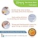 Changing Pad Cover Set with Waterproof Pad Liner Included - Premium Cotton Changing Table Pad Cover for Baby Boy and Girl- 2 Pack Super Soft Stretchy Diaper Changing Pad Covers-Light Blue and White