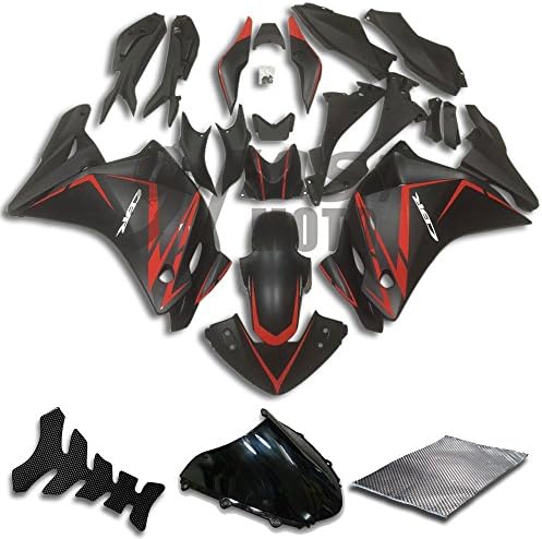 9fastmoto Honda ホンダ 11 12 激安セール 13 14 Cbr250rr 11 12 13 14 スポーツバイク ブラック 用フェアリング オートバイフェアリングキット カウル Abs H0698 レッド 射出成形セット Rr パネル Cbr250