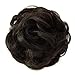 Beauty Angelbella Hair Bun Extension Synthetic Ponytail Wavy Curly Messy Hair Pieces Hairpiece for Women