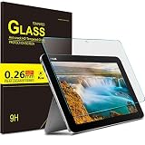 KuGi Screen Protector for Asus Transformer Mini T102HA - 9H Hardness HD Clear Tempered Glass Screen Protector for ASUS 10.1" Transformer Mini T102HA-D4-GR 2 in 1 Touchscreen Laptop (Clear)