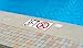 Ceramic Swimming Pool Waterline Depth Marker 