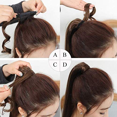 5 Felendy+Ponytail+Extension+Drawstring+Hairpiece