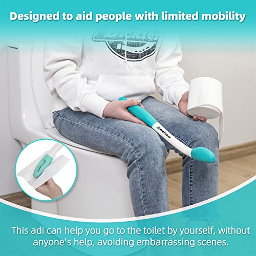 wefaner Toilet Aids Tools Long Reach Comfort Wipe,Bottom Buddy Toilet