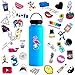 45pcs Water Bottle Sticker Decals Waterproof,Cute Bumper and Laptop Stickers for Girls,Computer,Car,Skateboard, Luggage,Snowboard[Not Random]