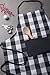 DII Unisex Buffalo Check Kitchen Collection, Classic Farmhouse Chef Apron, One Size, Black & White